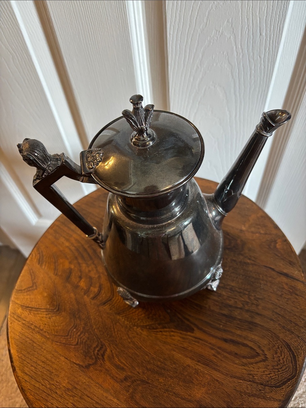 Classic Metal Teapot - Silverplate Finish
